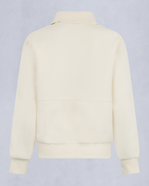 Moose Knuckles - M35LS632 - Mix Media Quarter Zip Sweater - WOMENS - - Detail2