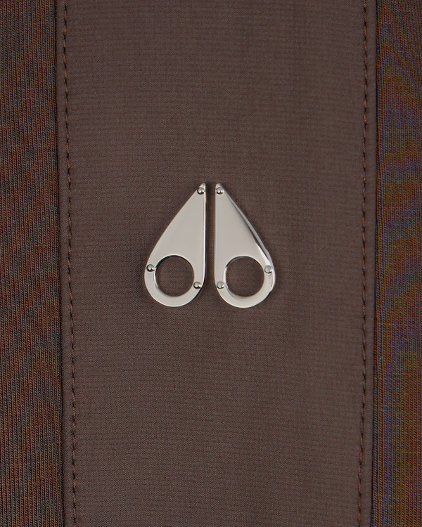 Moose Knuckles - M35LS632 - Mix Media Quarter Zip Sweater - WOMENS - - Detail1