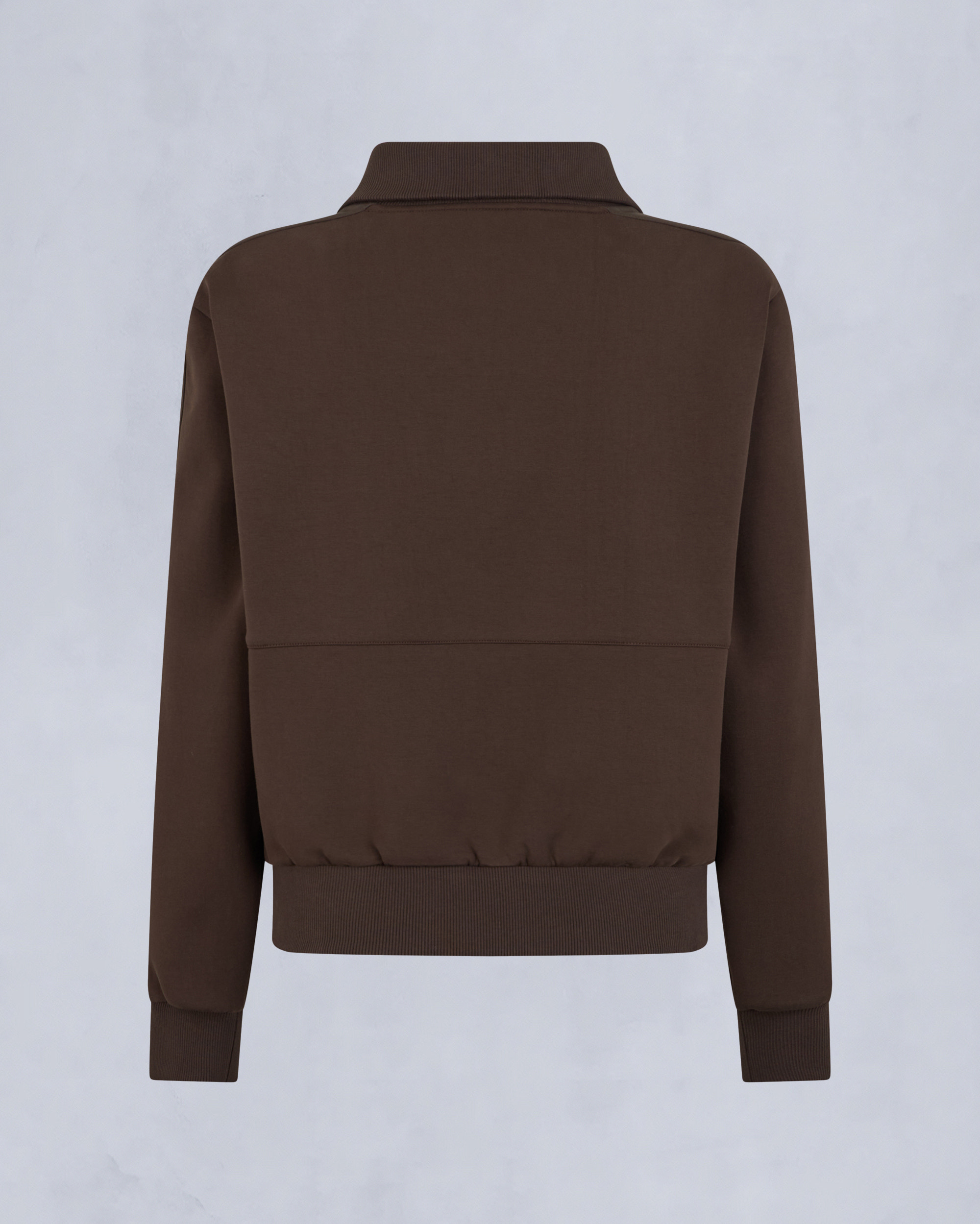 Moose Knuckles - M35LS632 - Mix Media Quarter Zip Sweater - WOMENS - - Detail2