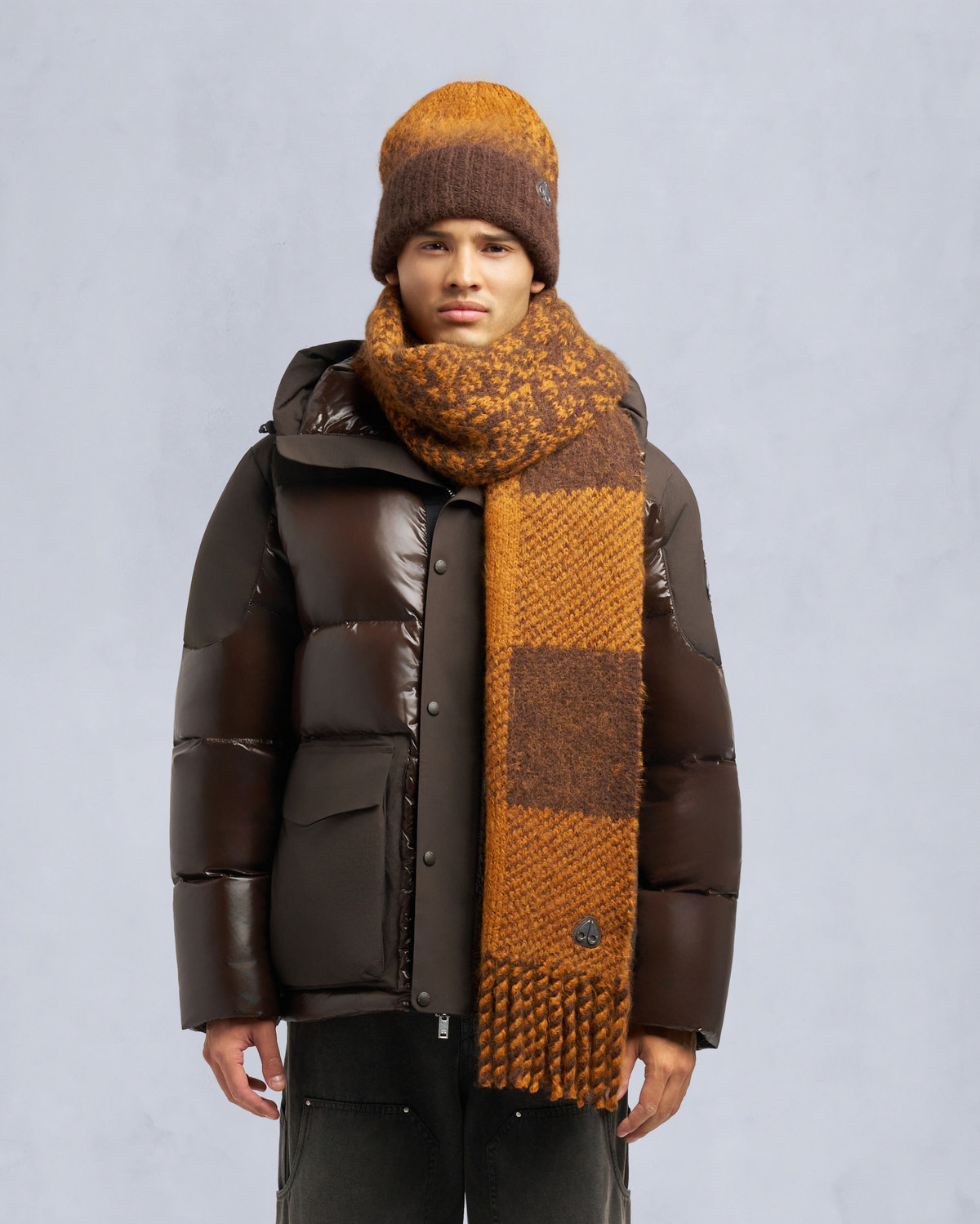 Moose Knuckles - M35MA506 - Corina Knit Scarf - ACCESSORIES - - Front Category