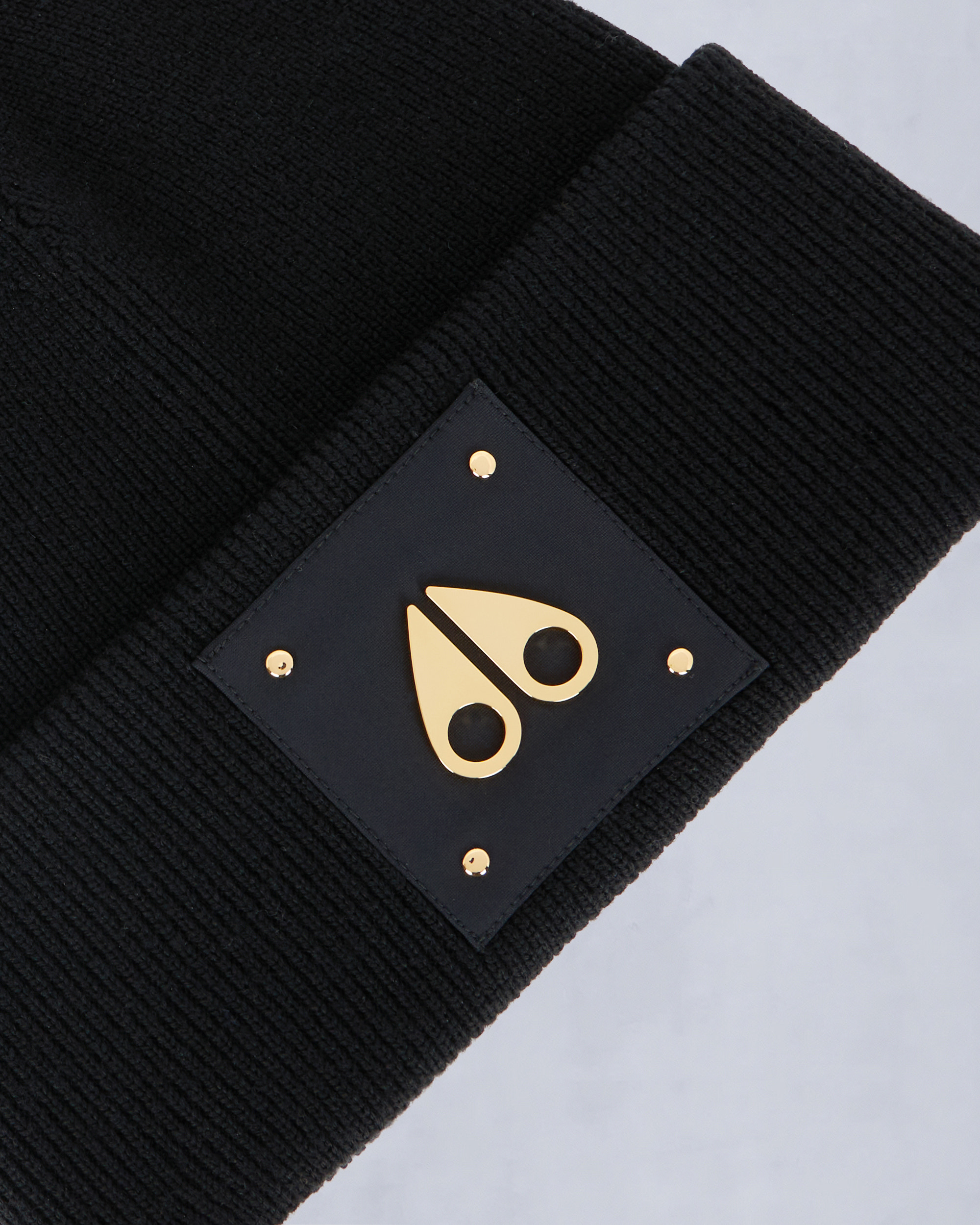 Moose Knuckles - M35MA574G - Gold Series Logo Icon Beanie - ACCESSORIES - - Detail1