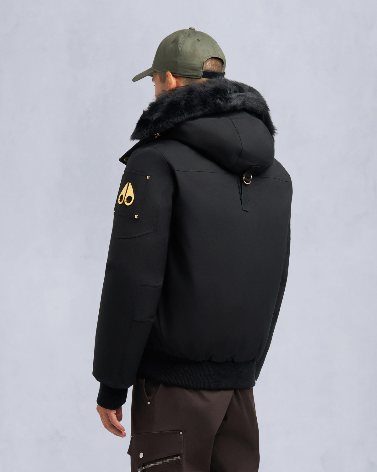 Moose Knuckles - M35MB000GS - Gold Series Ballistic Bomber - MENS - - Back