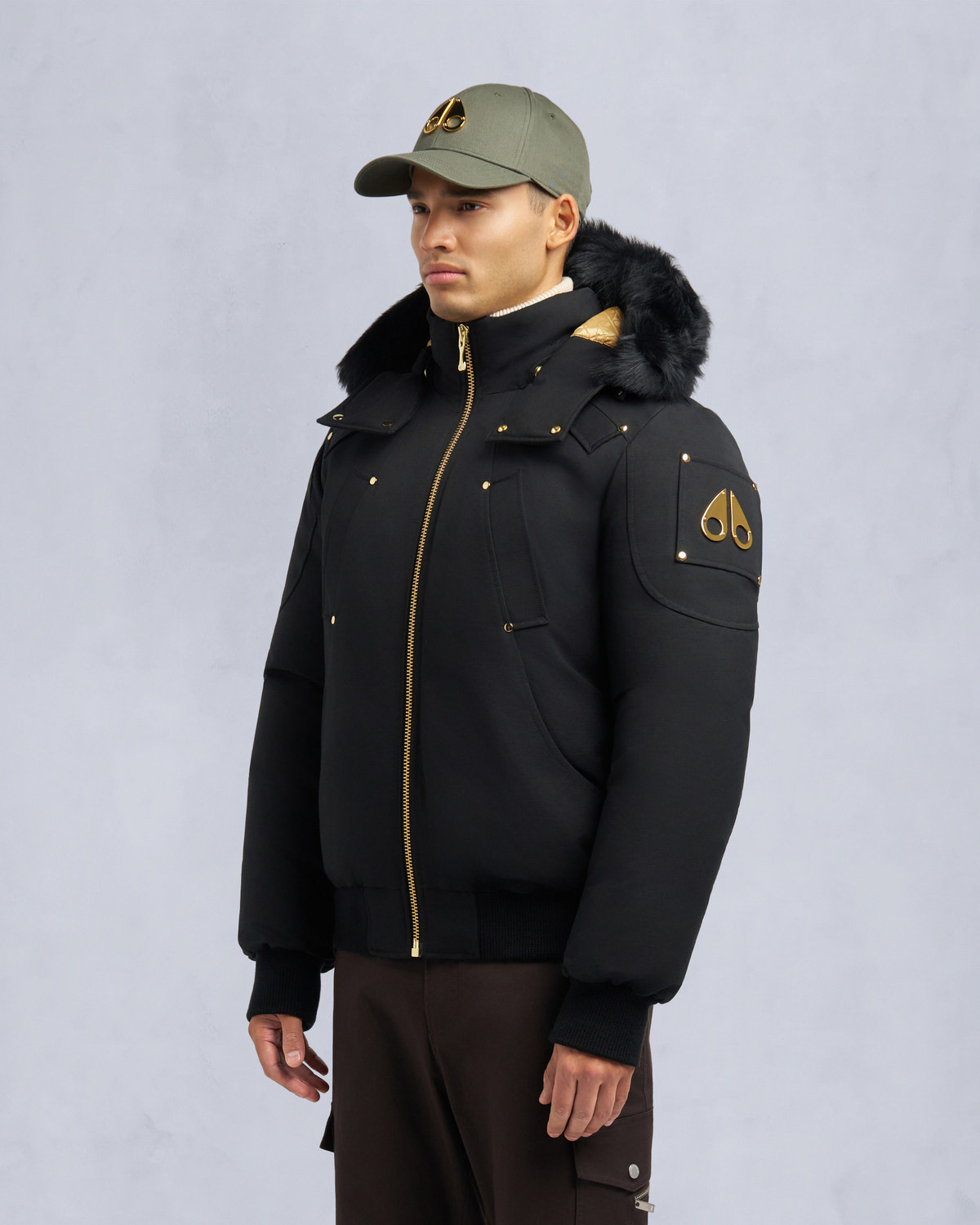 Moose Knuckles - M35MB000GS - Gold Series Ballistic Bomber - MENS - - Front