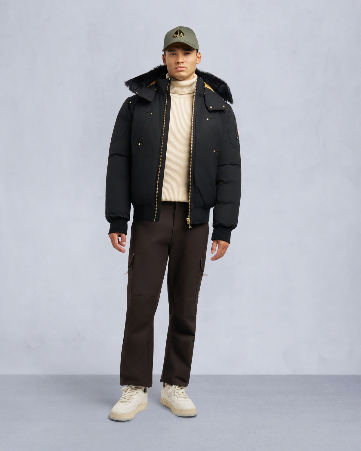 Moose Knuckles - M35MB000GS - Gold Series Ballistic Bomber - MENS - - Front Category