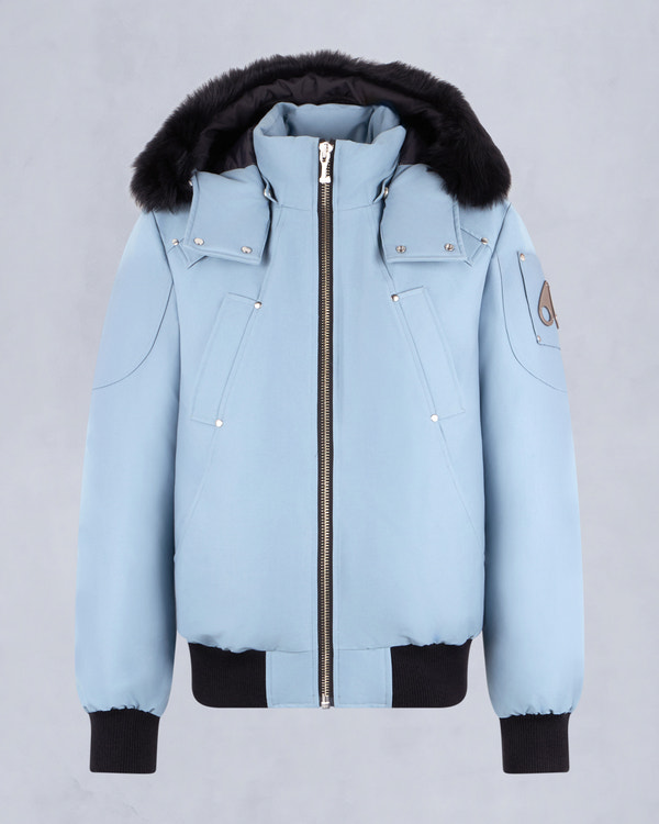 Moose Knuckles - M35MB000S - ORIGINAL BALLISTIC SHEARLING TRIM BOMBER JACKET - MENS - - GM