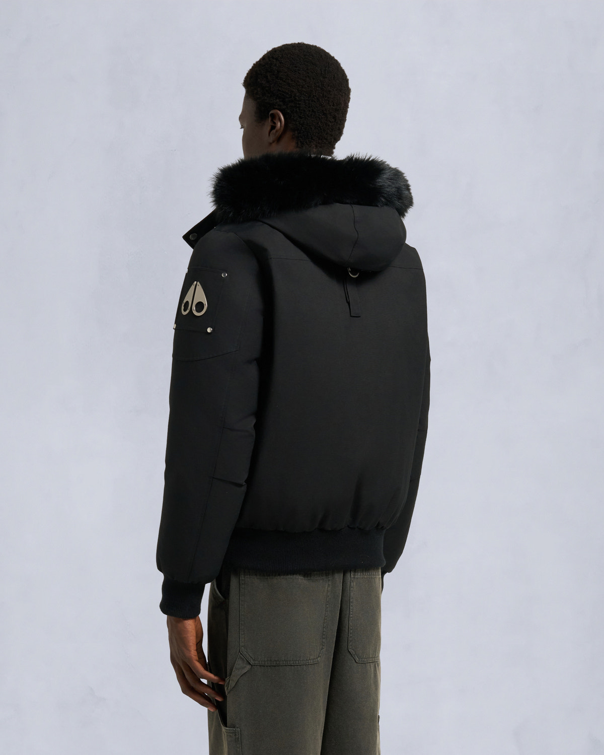 Moose Knuckles - M35MB000S - Original Ballistic Neoshear Bomber Jacket - MENS - - Back