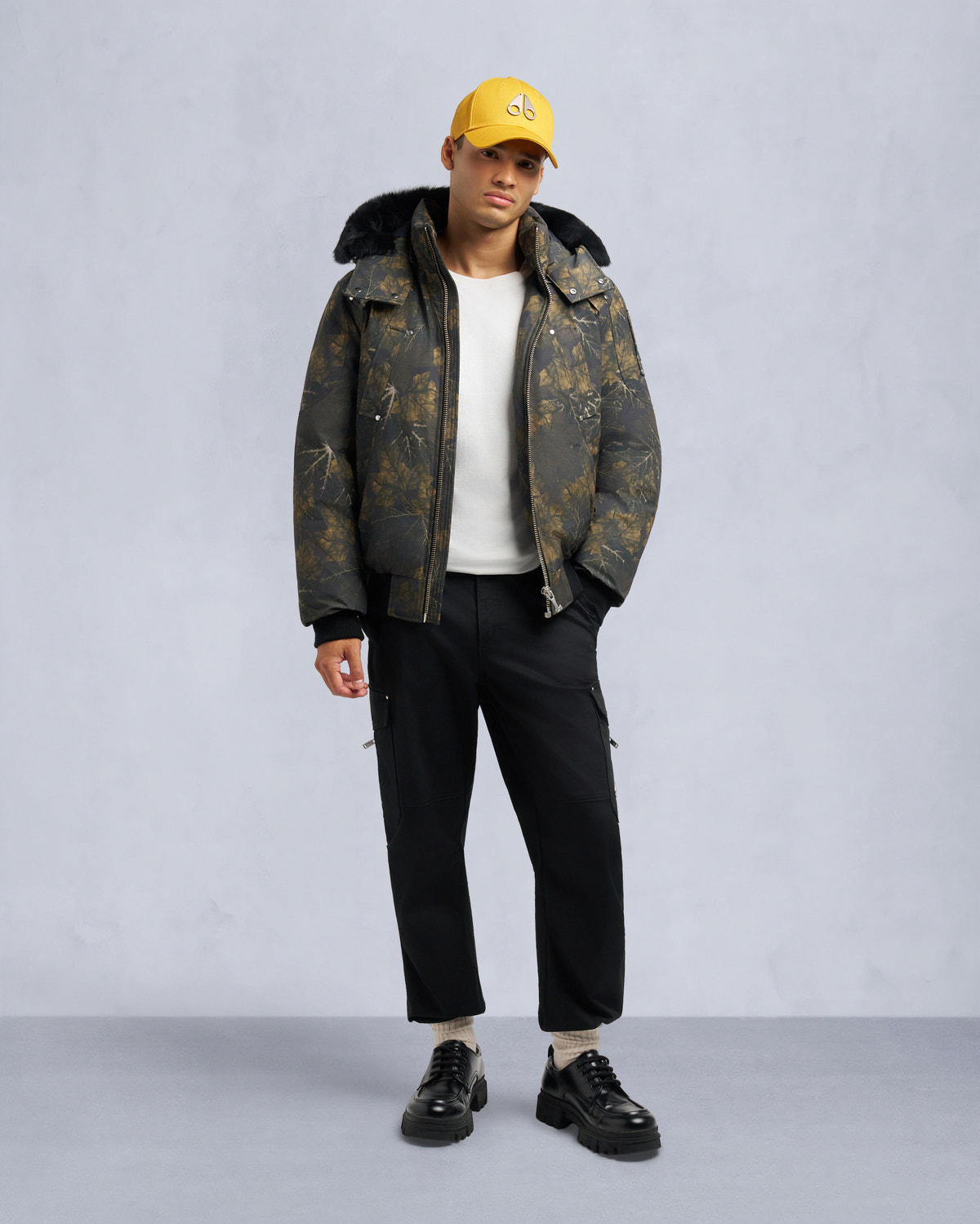 Moose Knuckles - M35MB000SH - Original Ballistic Neoshear Bomber Jacket - MENS - - Front Category
