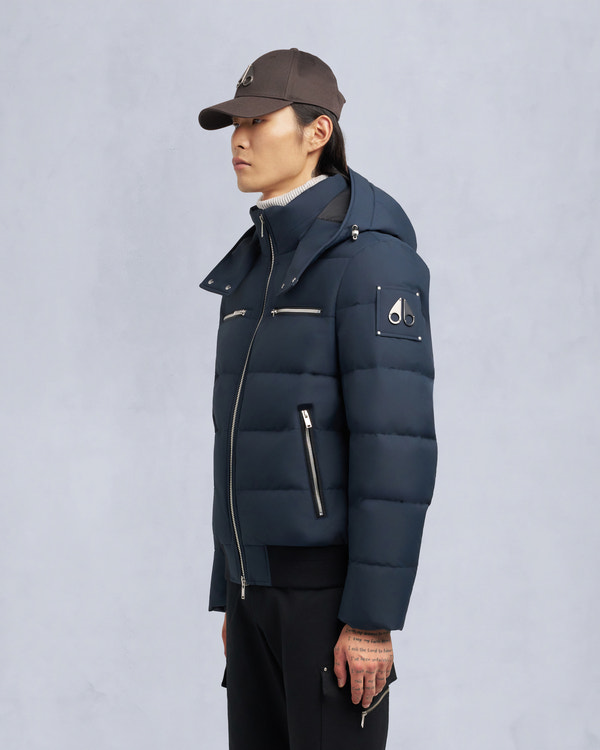 Moose Knuckles - M35MB005S - CLOUD SHEARLING TRIM BOMBER JACKET - MENS - - Detail4