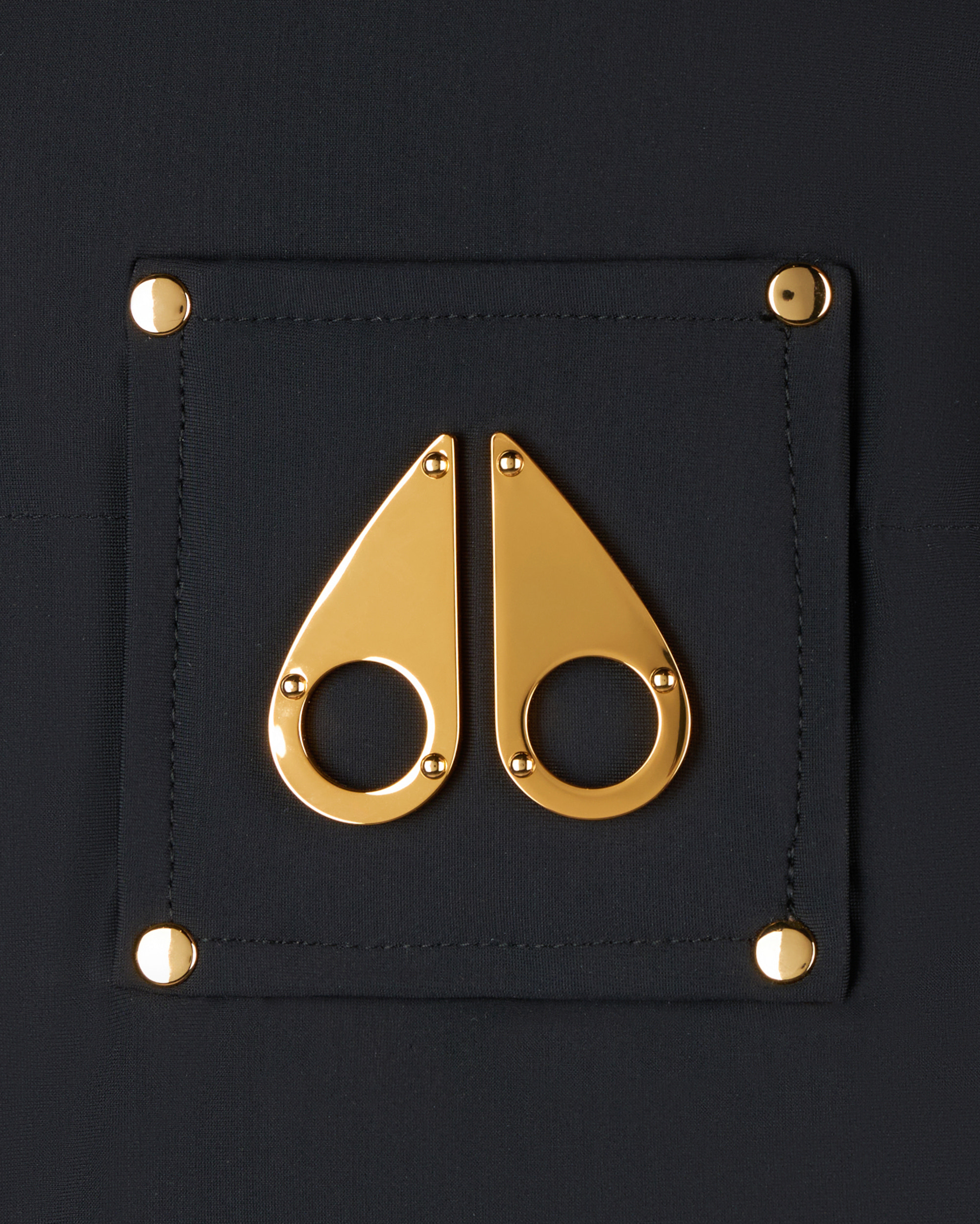 Moose Knuckles - M35MB021GS - GOLD SERIES NYLUXE STAGG SHEARLING TRIM BOMBER - MENS - - Detail1