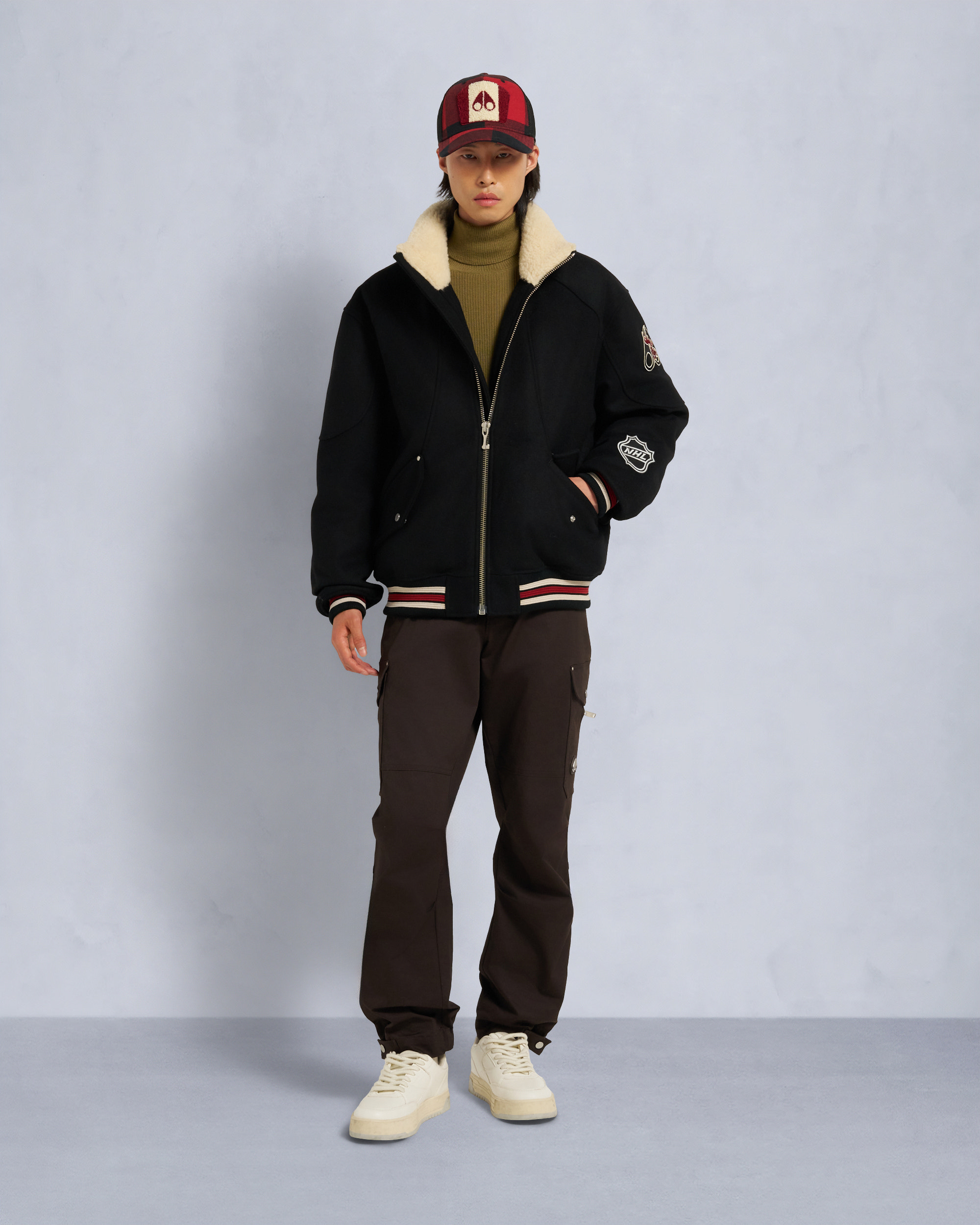 Moose Knuckles - M35MB030NM - NHL x Moose Knuckles Team Bomber Jacket - MENS - - Detail3