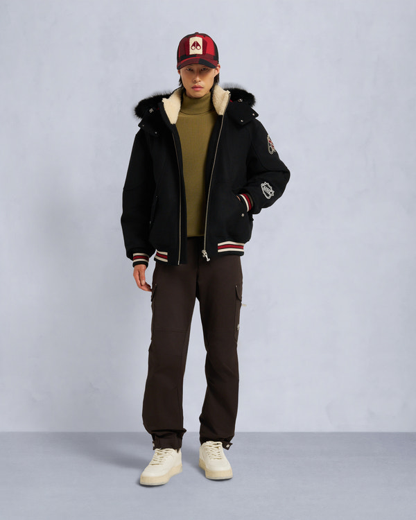 Moose Knuckles - M35MB030NM - NHL x Moose Knuckles Team Bomber Jacket - MENS - - Front Category