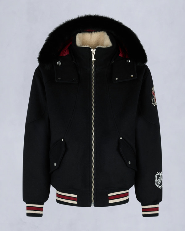 Moose Knuckles - M35MB030NM - NHL x Moose Knuckles Team Bomber Jacket - MENS - - GM