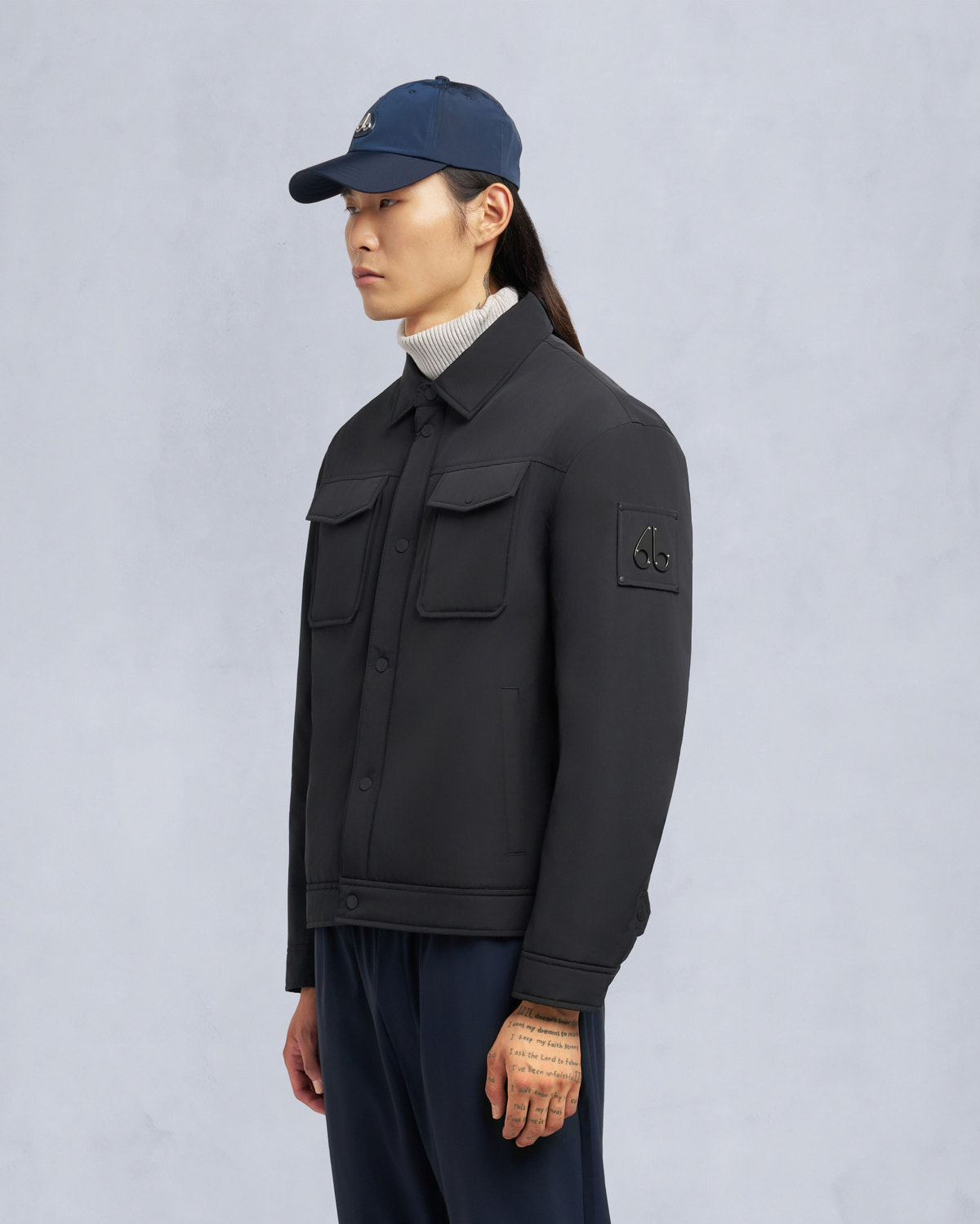 Moose Knuckles - M35MJ167 - Jacques Reversible Bunny Jacket - MENS - - Front