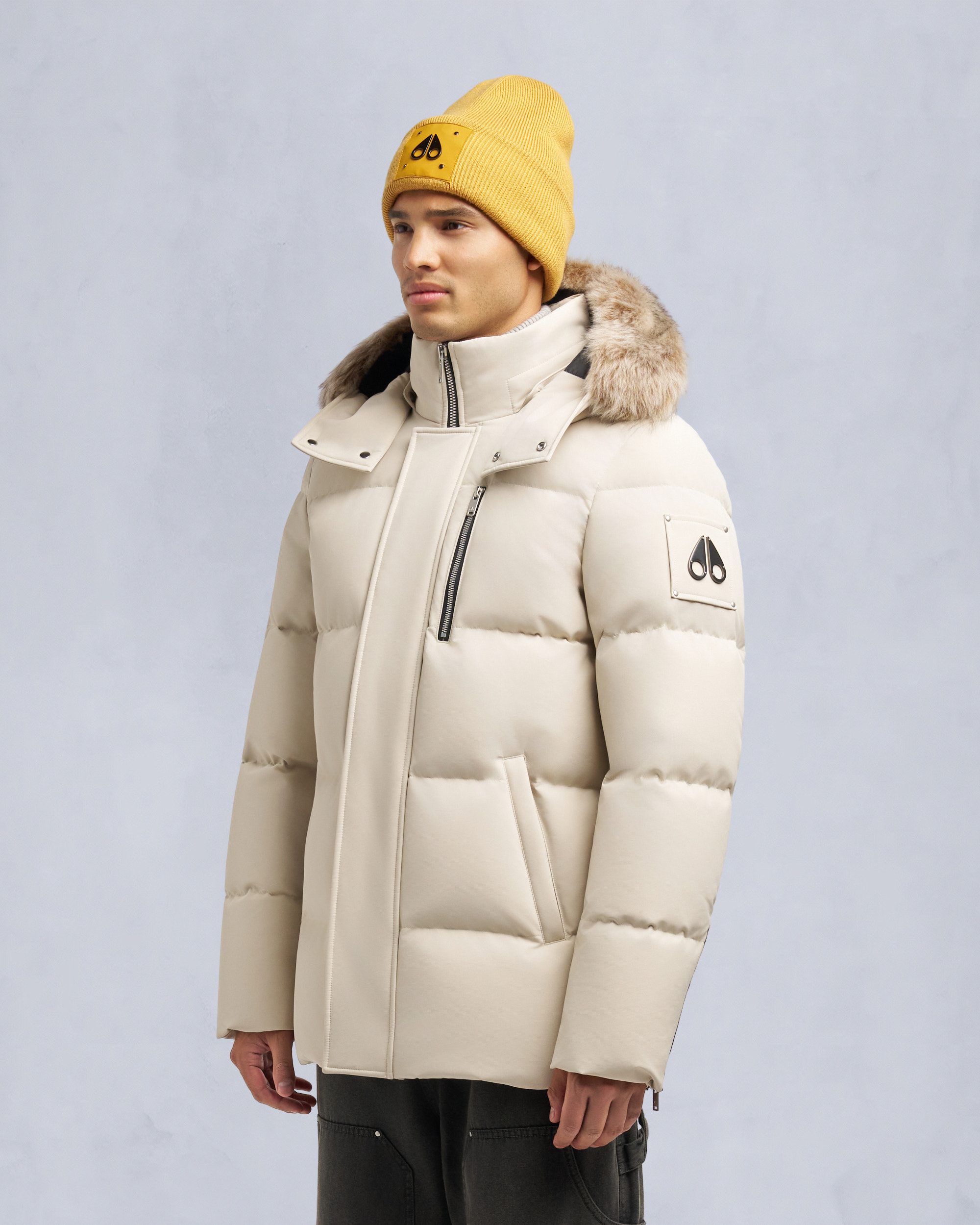 Moose Knuckles - M35MJ178S - CLOUD SHEARLING TRIM 3Q JACKET - MENS -  - Front