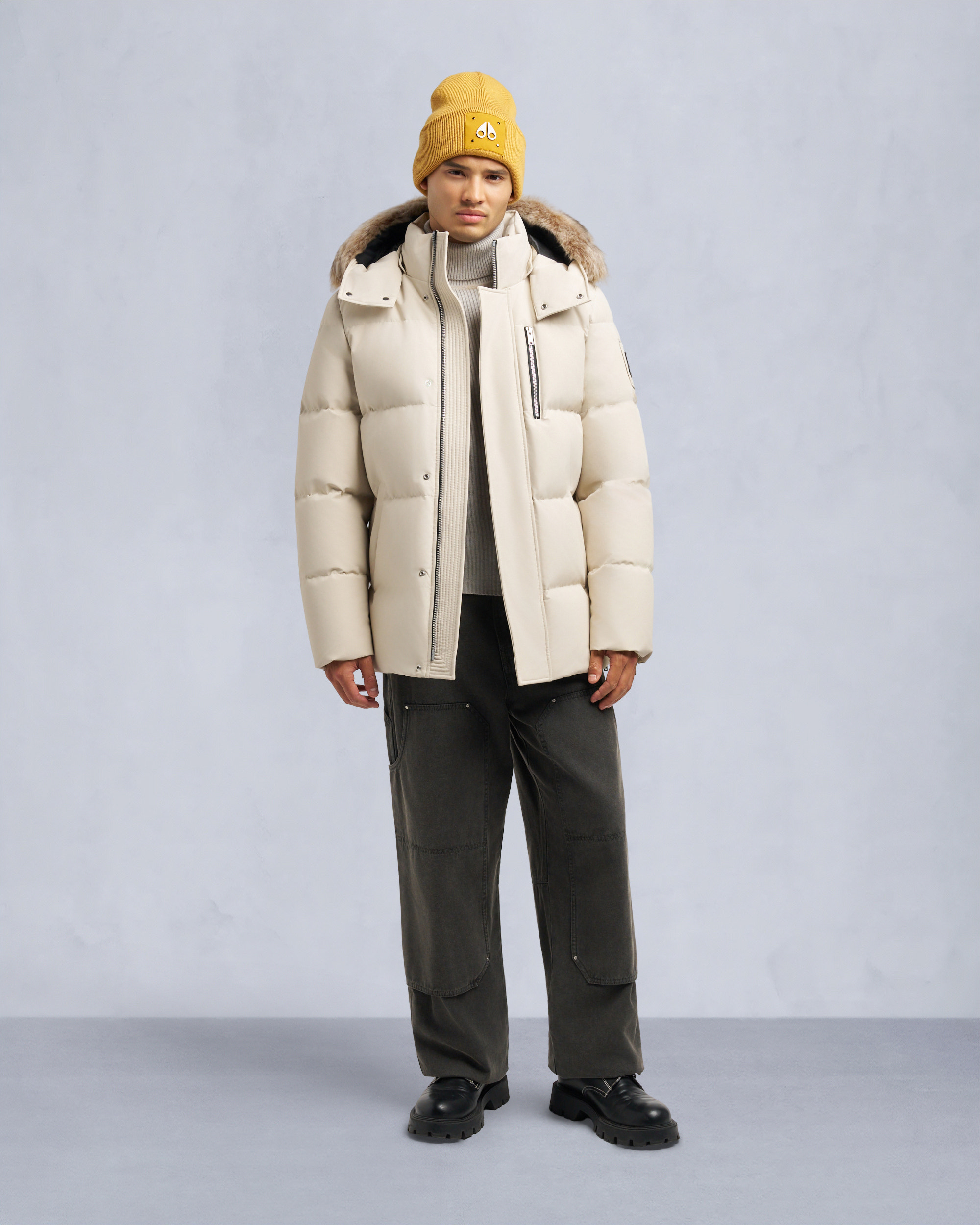 Moose Knuckles - M35MJ178S - CLOUD SHEARLING TRIM 3Q JACKET - MENS -  - Front Category
