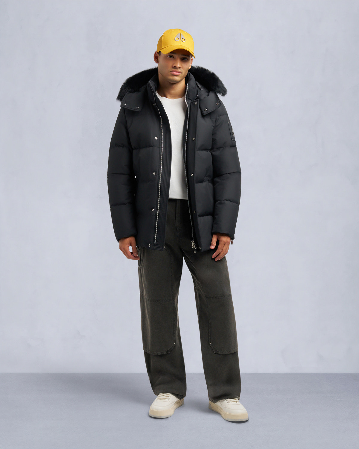 Moose Knuckles - M35MJ178S - Cloud 3Q Shearling Trim Jacket - MENS - - Front Category