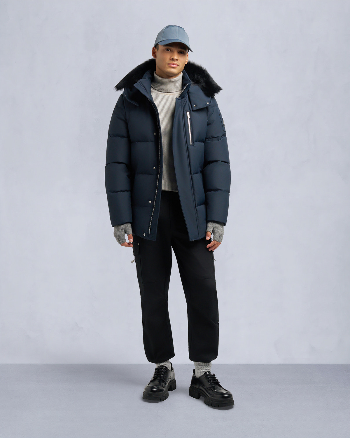 Moose Knuckles - M35MJ178S - Cloud 3Q Shearling Jacket - MENS - - Front Category