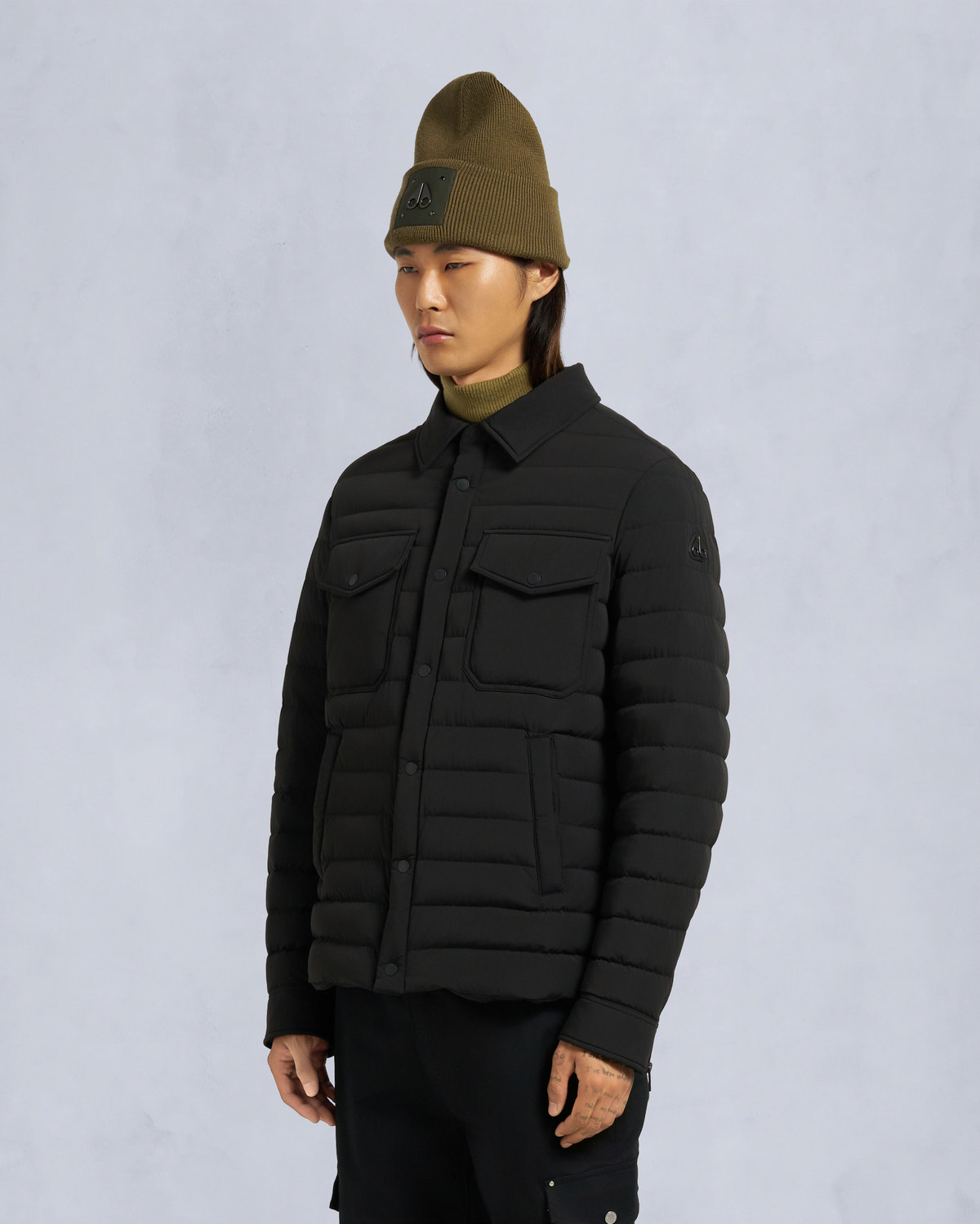 Moose Knuckles - M35MJ183 - Lennox Shirt Jacket - MENS - - Front
