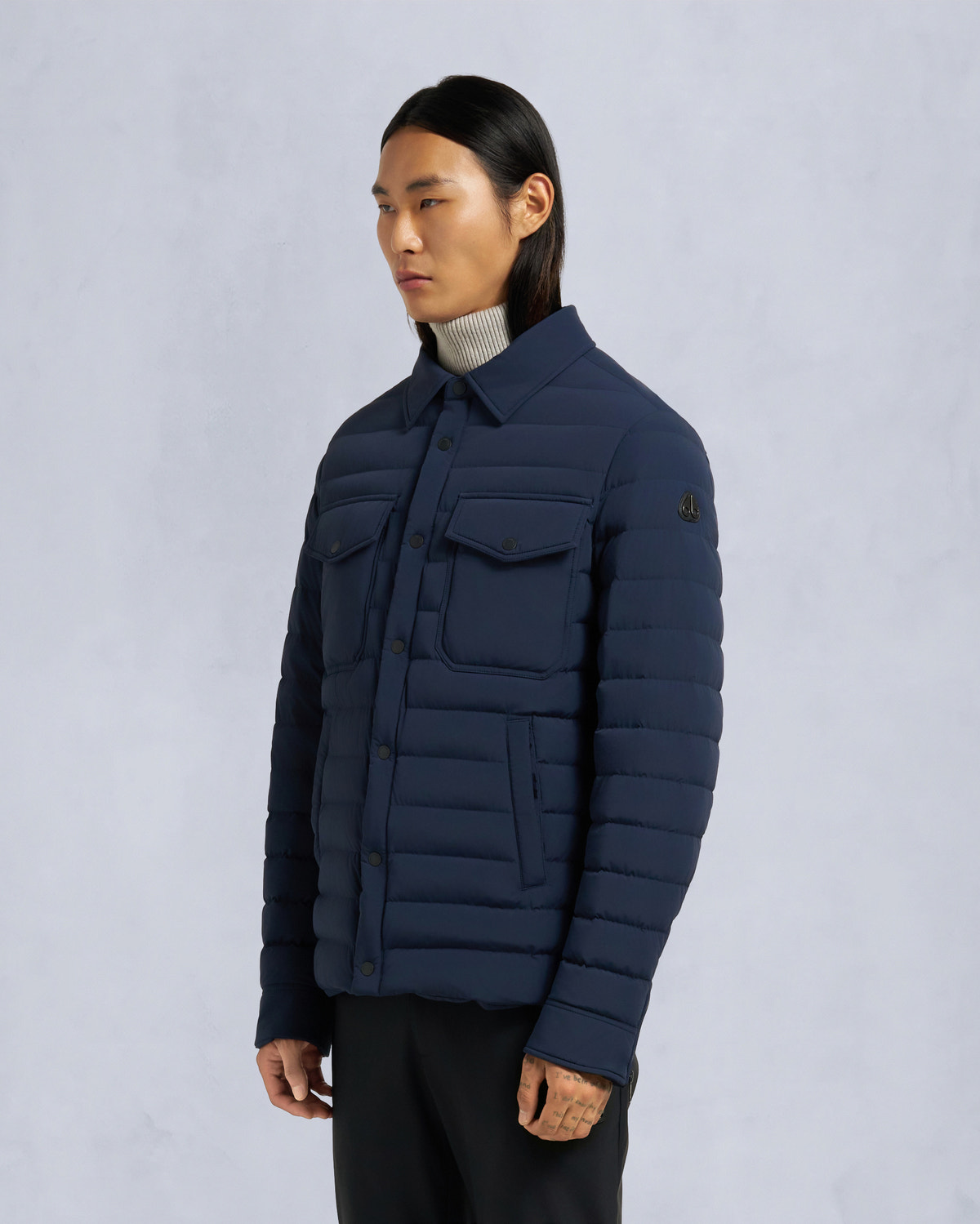 Moose Knuckles - M35MJ183 - Lennox Shirt Jacket - MENS - - Front