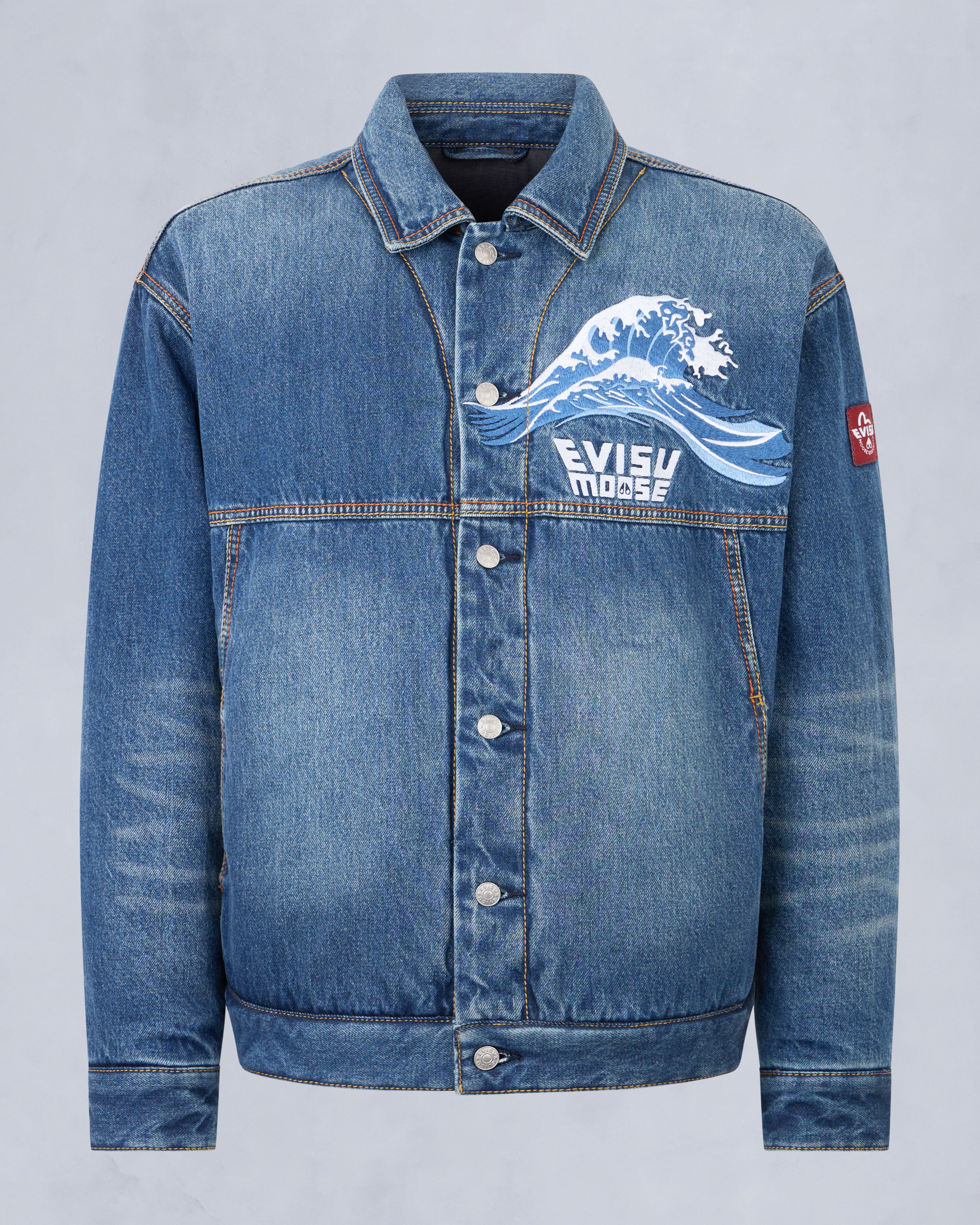 Moose Knuckles - M35MJ215EV - Evisu x Moose Denim Jacket - MENS - - GM