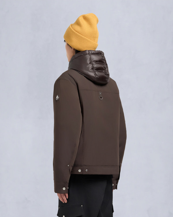 Moose Knuckles - M35MJ216 - Brixton Trucker Jacket - MENS - - Back