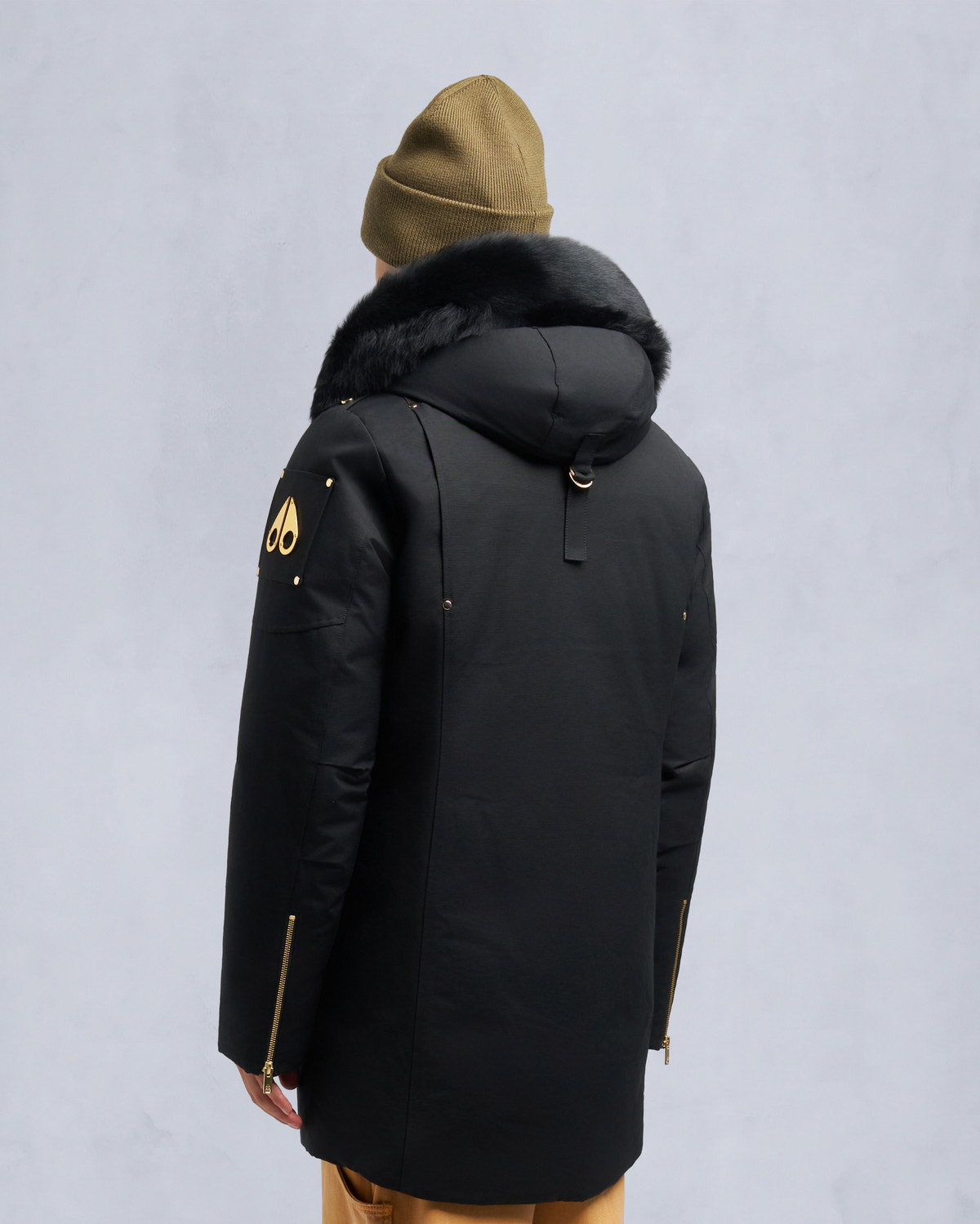Moose Knuckles - M35MP261GS - Gold Series Original Shearling Trim Stirling Parka - MENS - - Back