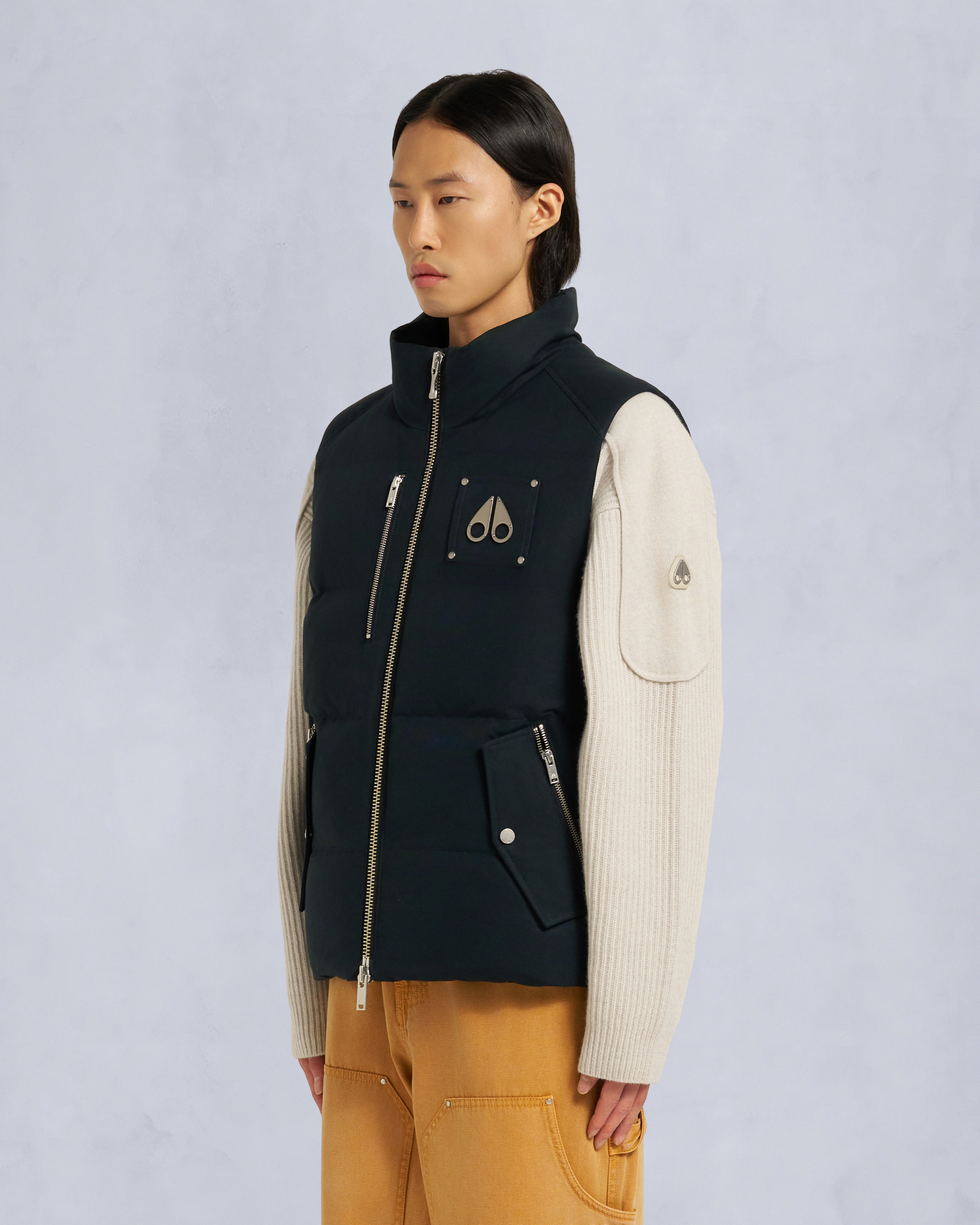 Moose Knuckles - M35MV474H1 - Westmount Original Two-Tone Vest - MENS - - Front