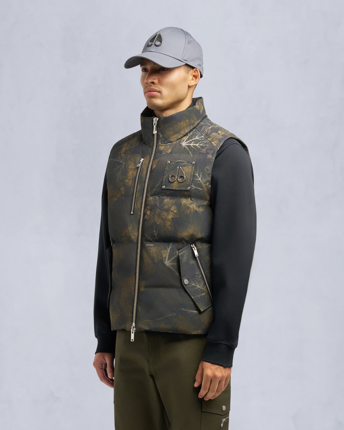 Moose Knuckles - M35MV474H2 - Westmount Camo Vest - MENS - - Front