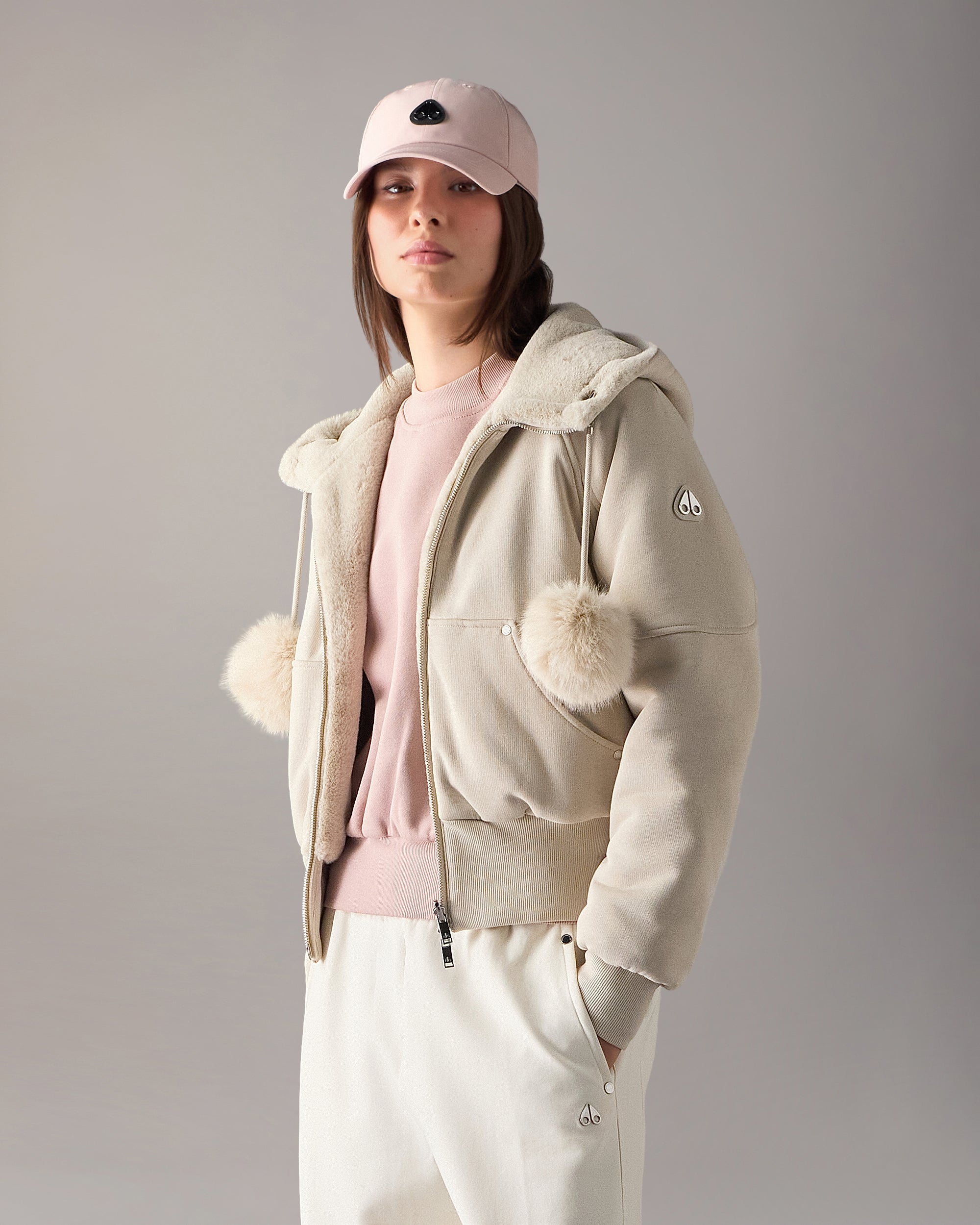 Oro Bunny Reversible Hoodie | Women | Moose Knuckles