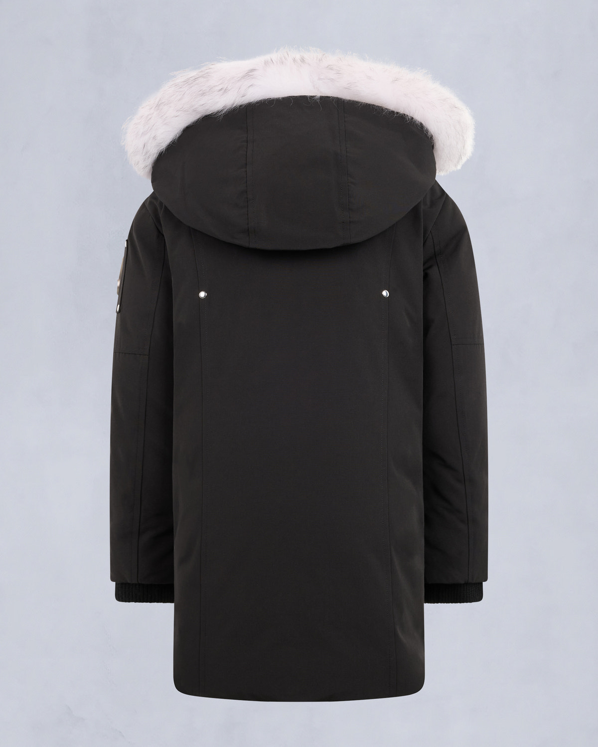 Moose Knuckles - M39UP231S - Kids Unisex Original Shearling Trim Parka - KIDS - Black / Natural Shearling - Detail2