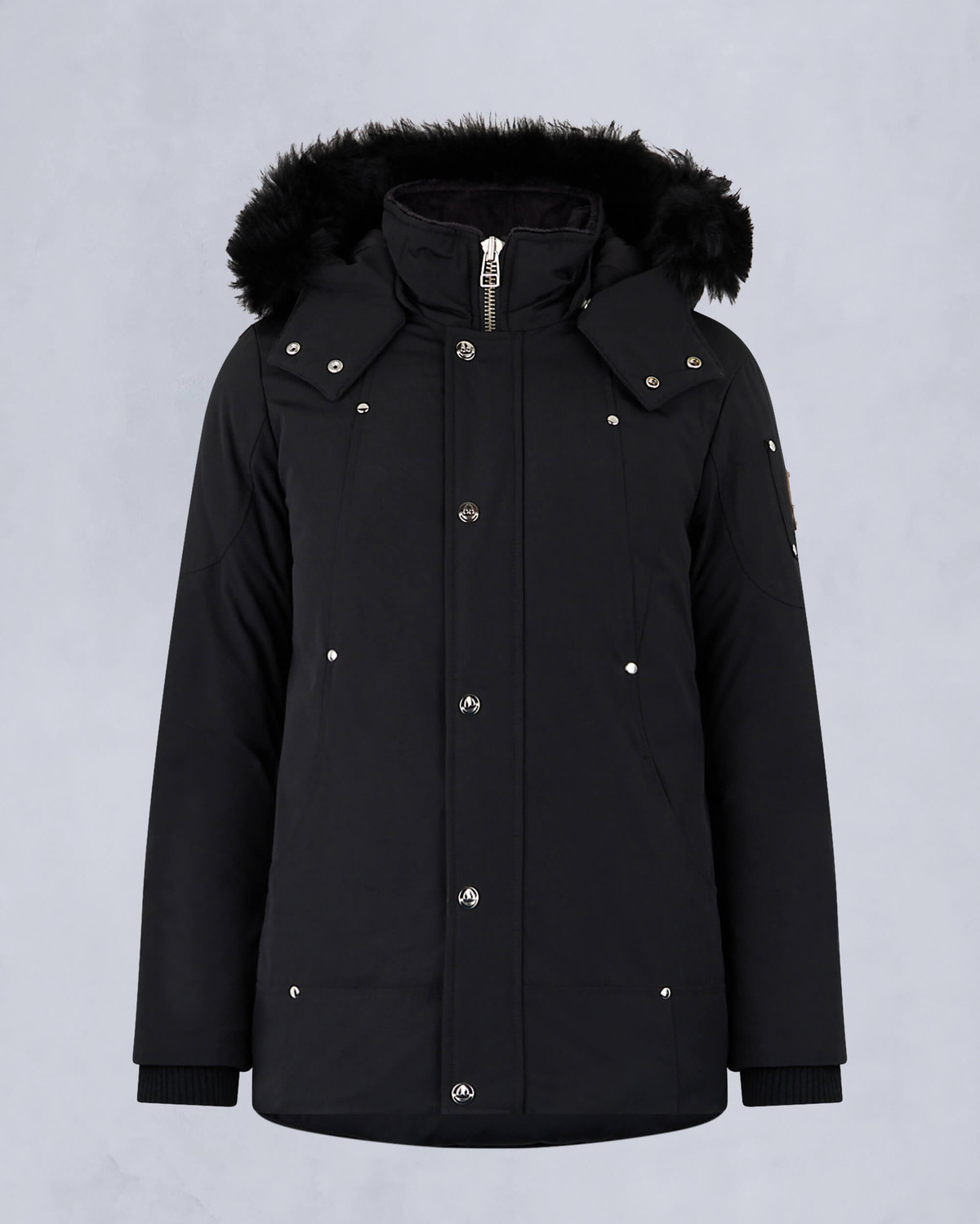 Moose Knuckles - M39UP231S - Kids Original Unisex Shearling Parka - KIDS - Black / Black Shearling - GM