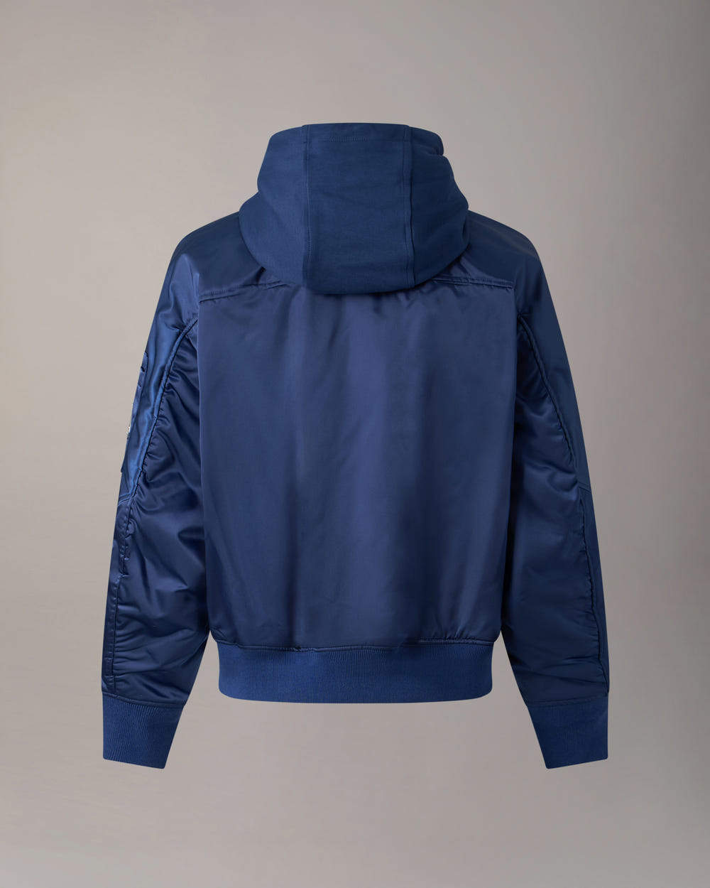GEORGIE SATIN BOMBER JACKET-NIGHTFALL