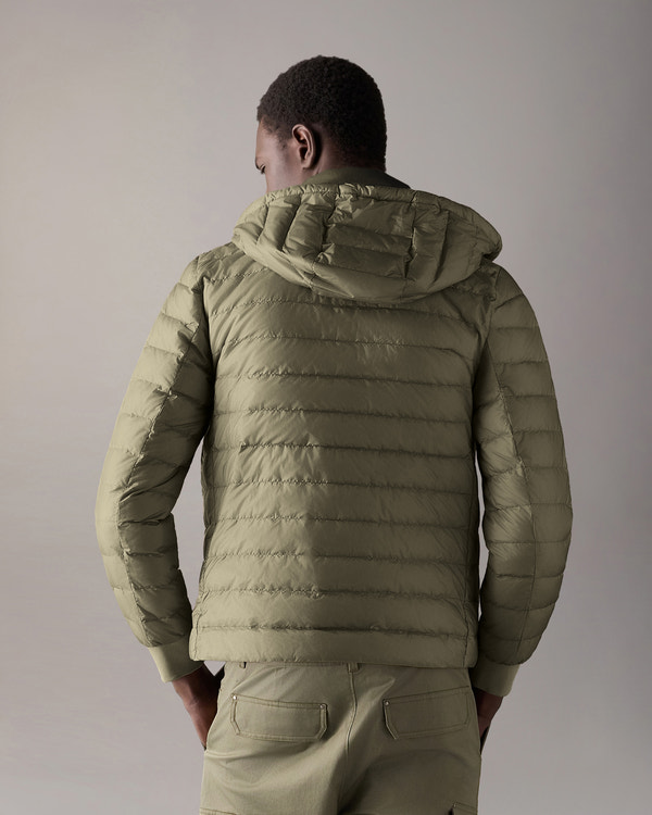 CLOUD WALKER AIR DOWN HOODIE-ARTICHOKE