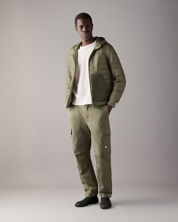 CLOUD WALKER AIR DOWN HOODIE-ARTICHOKE