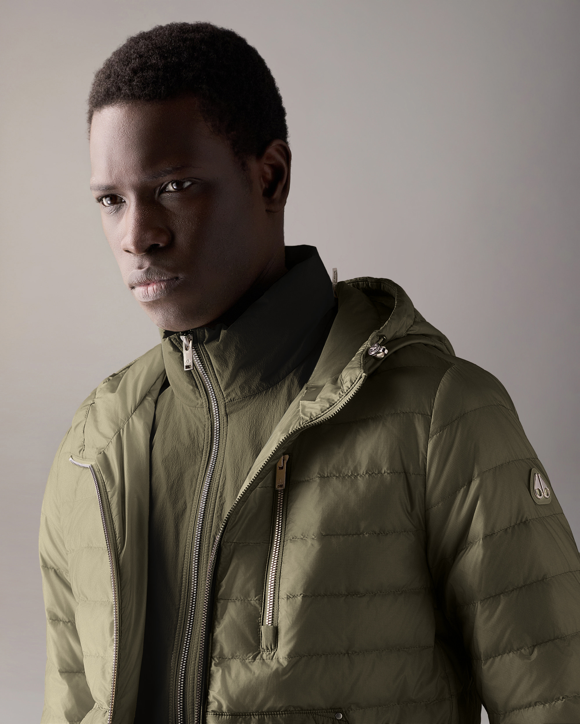 CLOUD WALKER AIR DOWN HOODIE-ARTICHOKE
