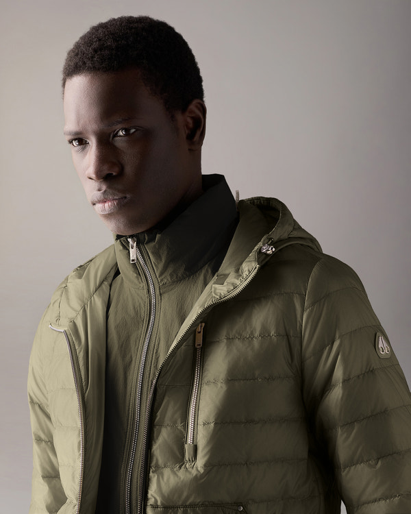CLOUD WALKER AIR DOWN HOODIE-ARTICHOKE