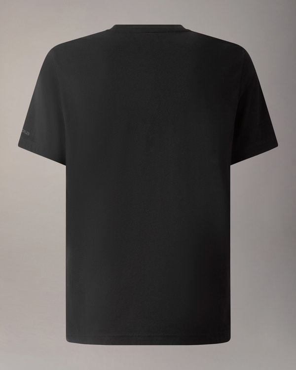 ECLIPSO PIMA COTTON LOGO T-SHIRT-BLACK/WHITE