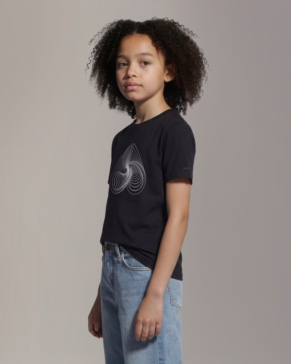 ECLIPSO PIMA COTTON LOGO T-SHIRT-BLACK/WHITE