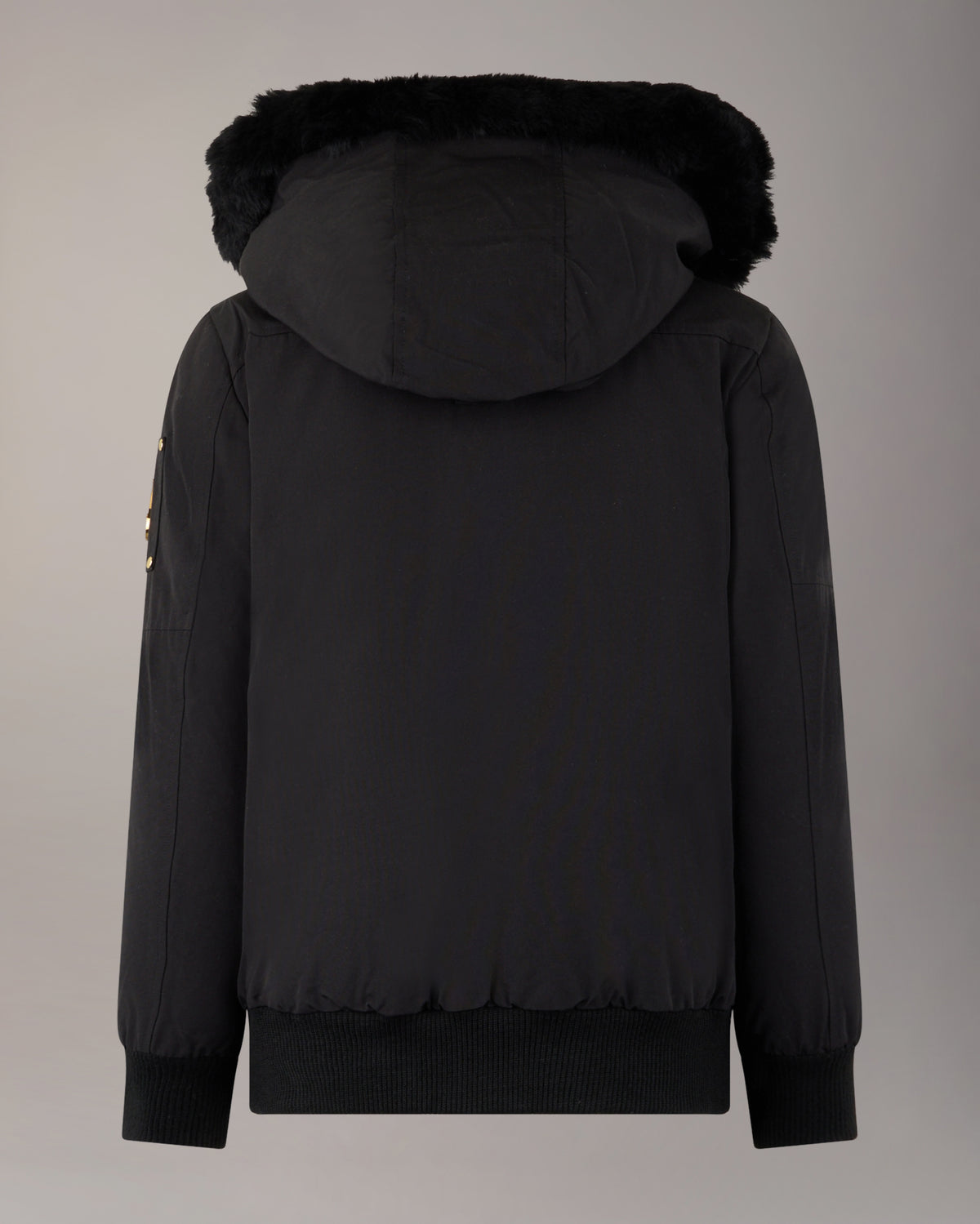 BLOUSON AVIATEUR EN DUVET ORIGINAL GOLD SERIES POUR ENFANT-NOIR-NOIR