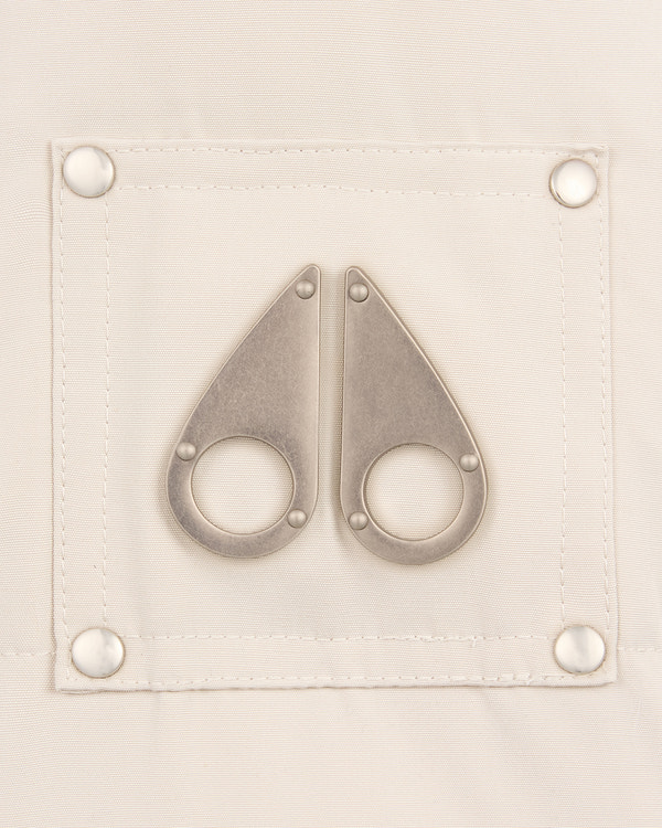 KIDS UNISEX ORIGINAL SHEARLING TRIM 3Q JACKET-ALABASTER/BRONZE