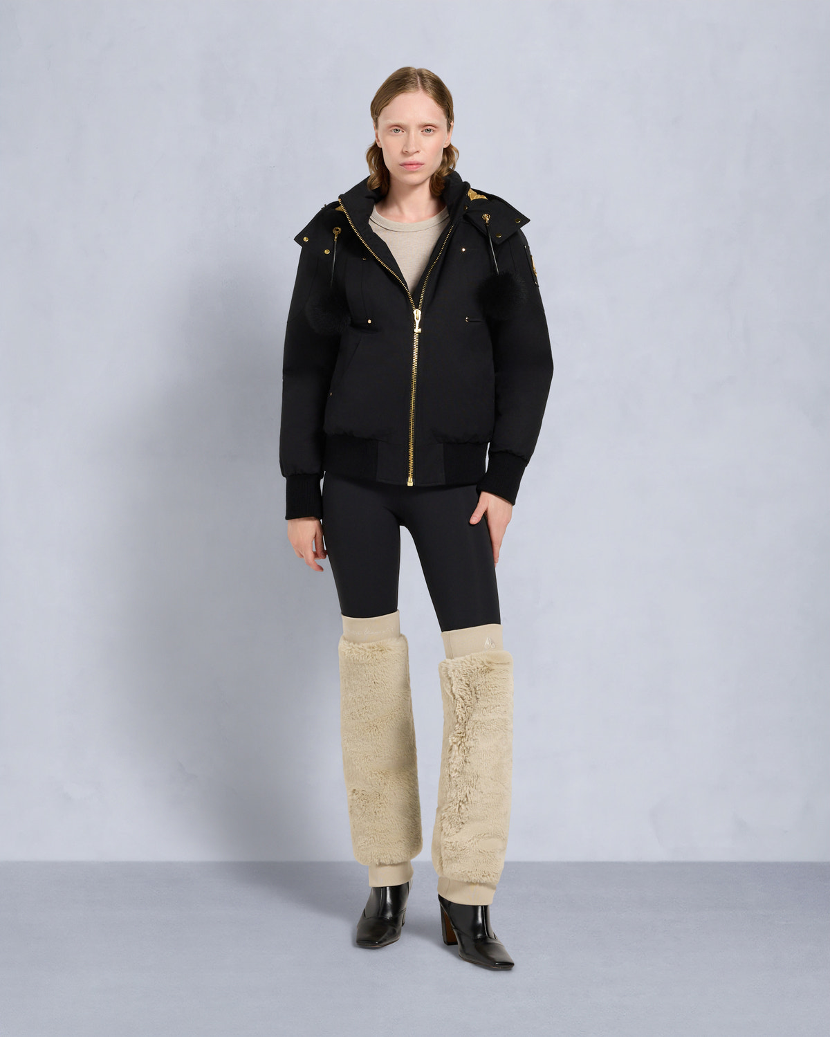 CASSIA BUNNY LEG WARMER-ALABASTER