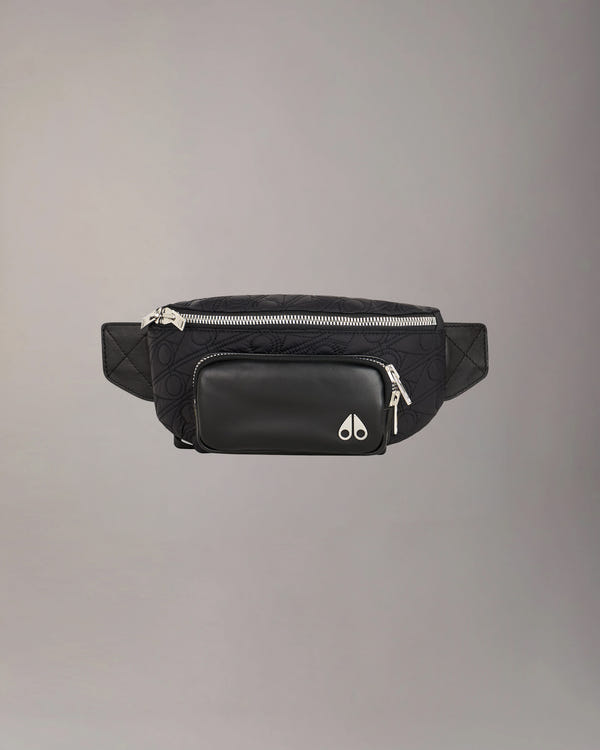 LOGO WAIST BAG-BLACK MONOGRAM