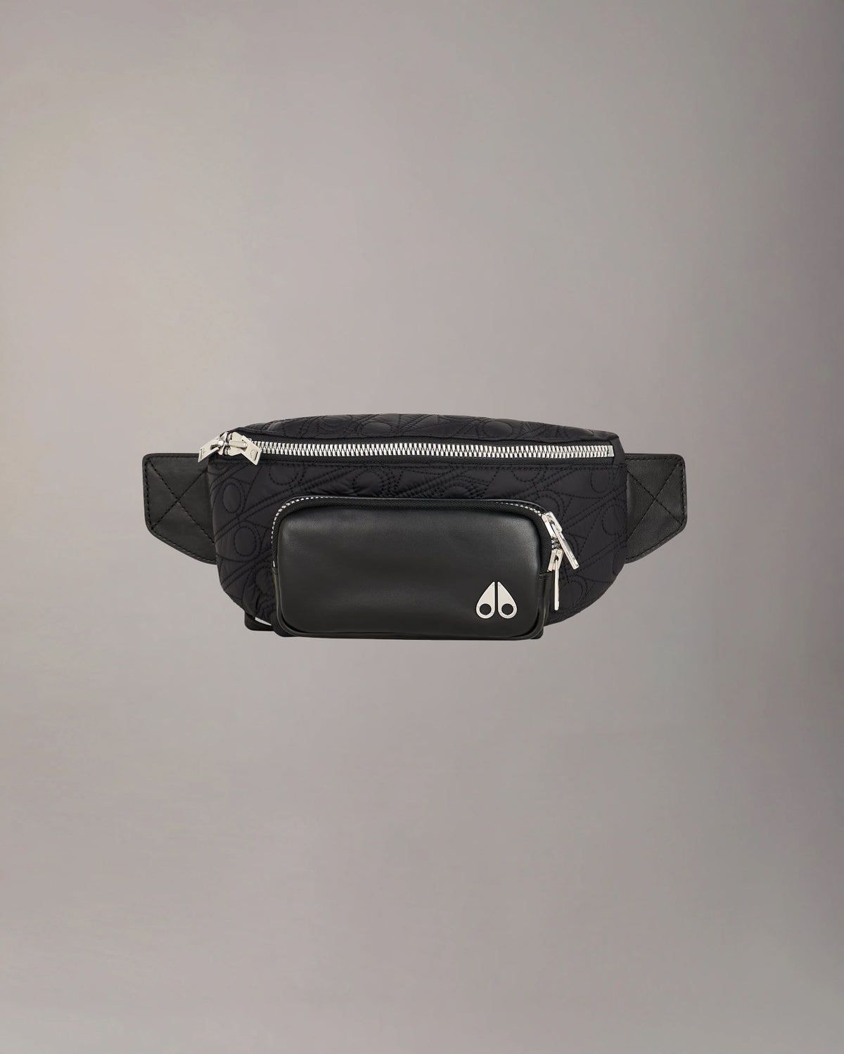 SAC BANANE À LOGO-NOIR MONOGRAMME