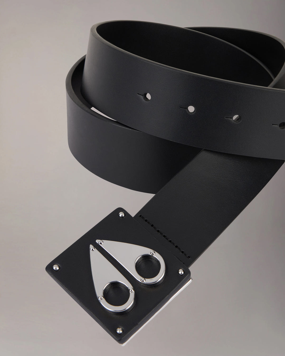 LARGE LOGO ICON BELT-SILVER