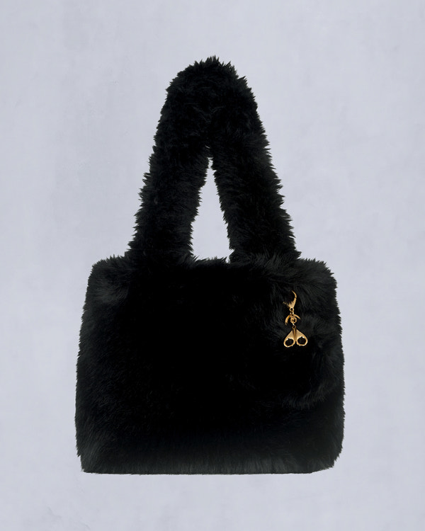 BUNNY TOTE-BLACK