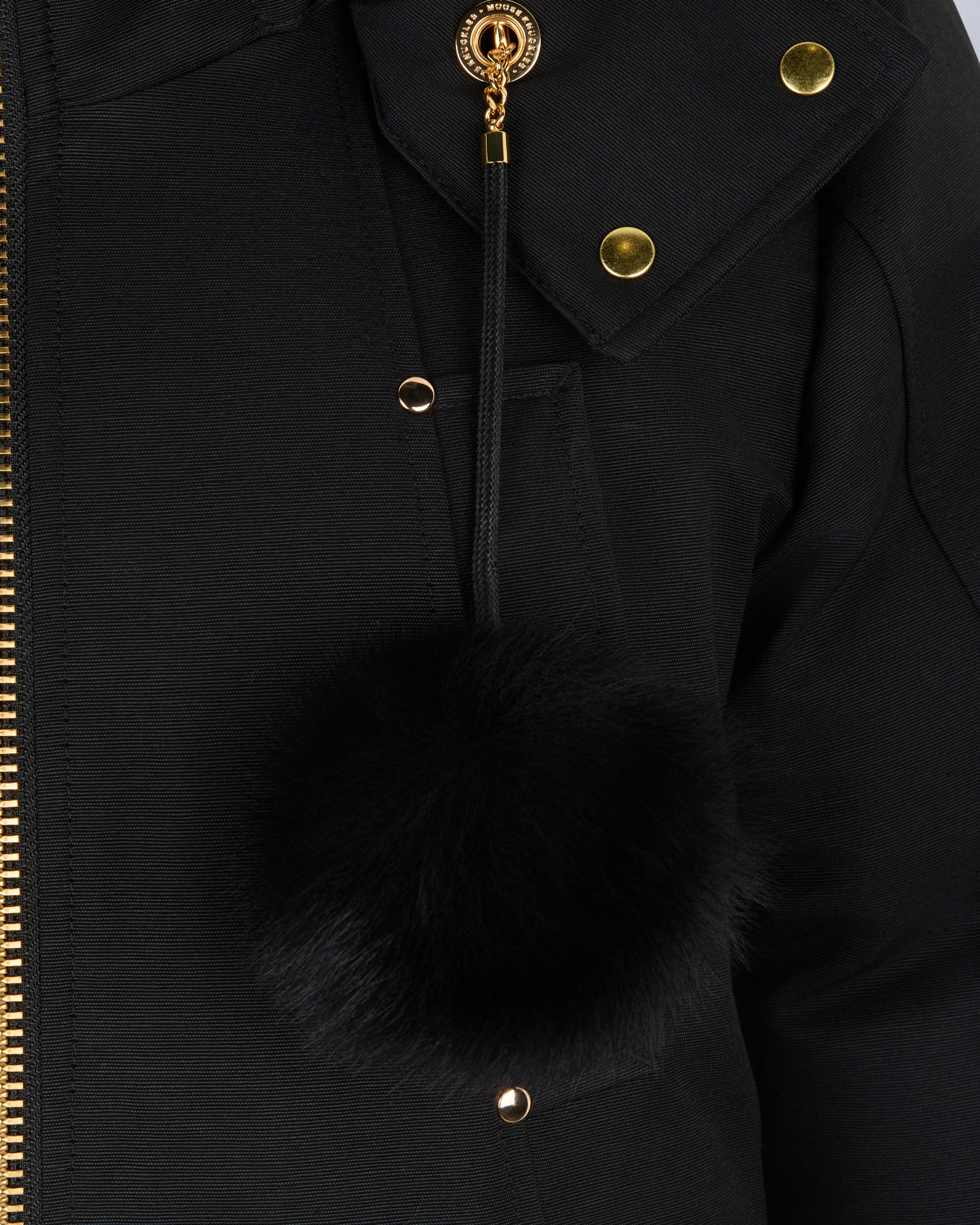 GOLD SERIES ORIGINAL SAINTE FLAVIE BOMBER JACKET-BLACK/BLACK