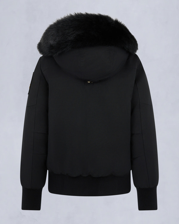 GOLD SERIES ORIGINAL SAINTE FLAVIE BOMBER JACKET-BLACK/BLACK