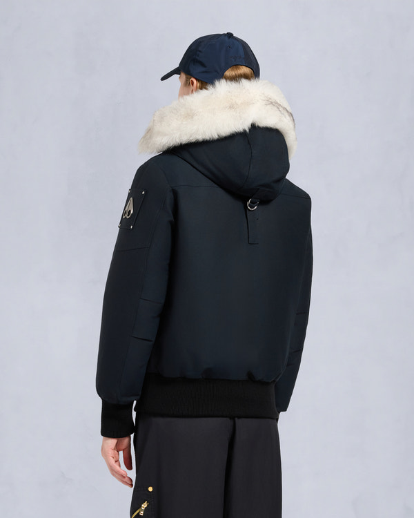 ORIGINAL DEBBIE BOMBER JACKET-NAVY/NATURAL