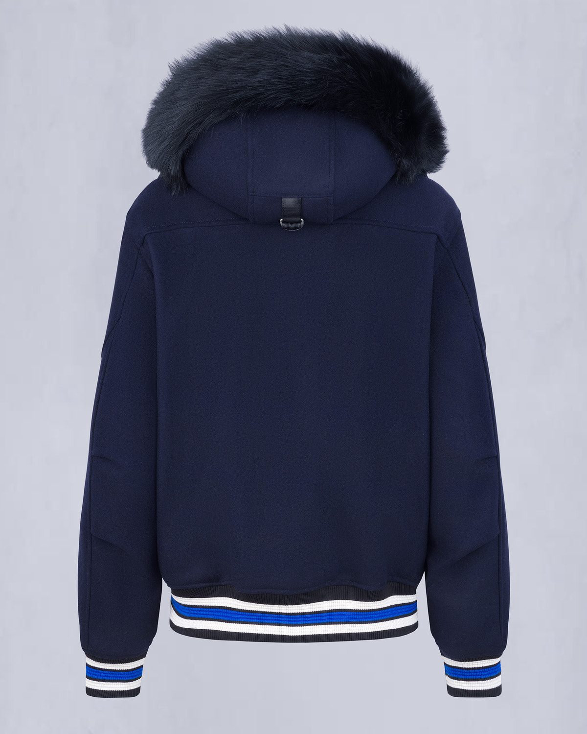 BLOUSON AVIATEUR D'ÉQUIPE MAPLE LEAFS NHL X MOOSE KNUCKLES-BLEU MARINE/BLEU/OS/NOIR