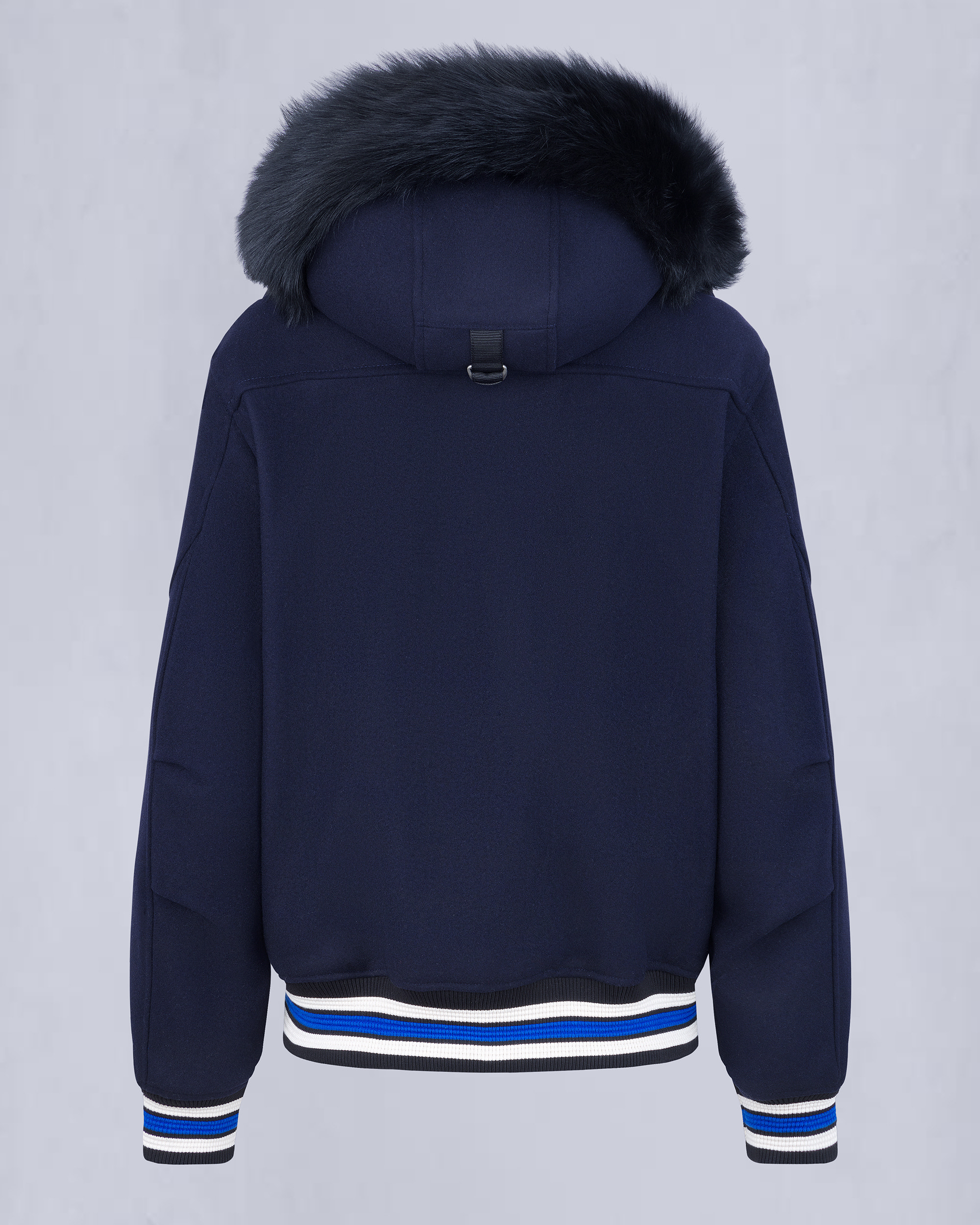 BLOUSON AVIATEUR D'ÉQUIPE MAPLE LEAFS NHL X MOOSE KNUCKLES-BLEU MARINE/BLEU/OS/NOIR